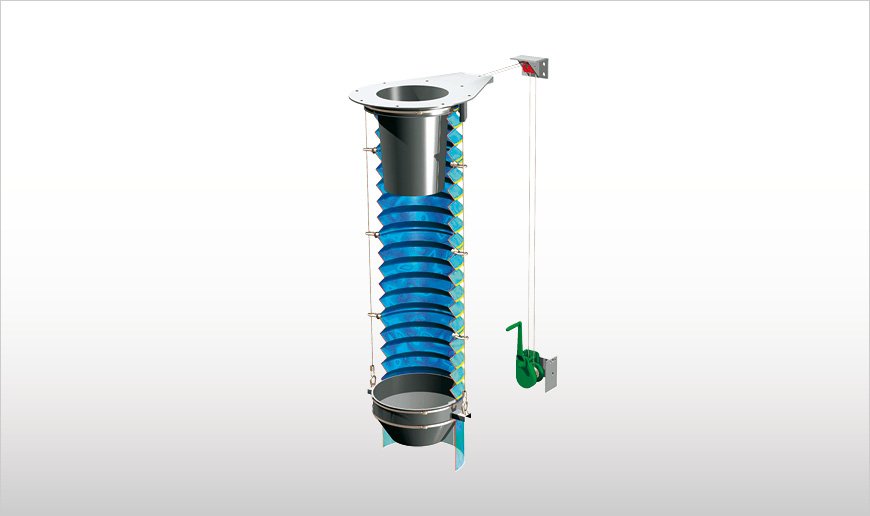 Ống xả liệu cho xe bồn ZN Ống xả liệu cho xe bồn